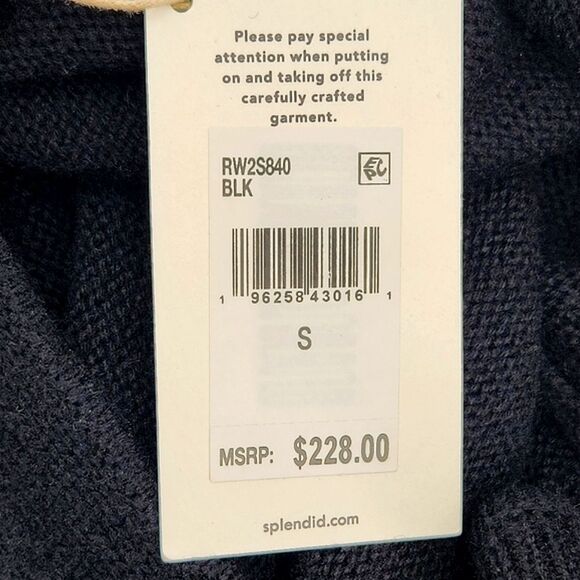 Splendid Sweater Midi Dress Womens Small Soft Knit Mockneck Wool Cashmere Blend - Picture 10 of 10